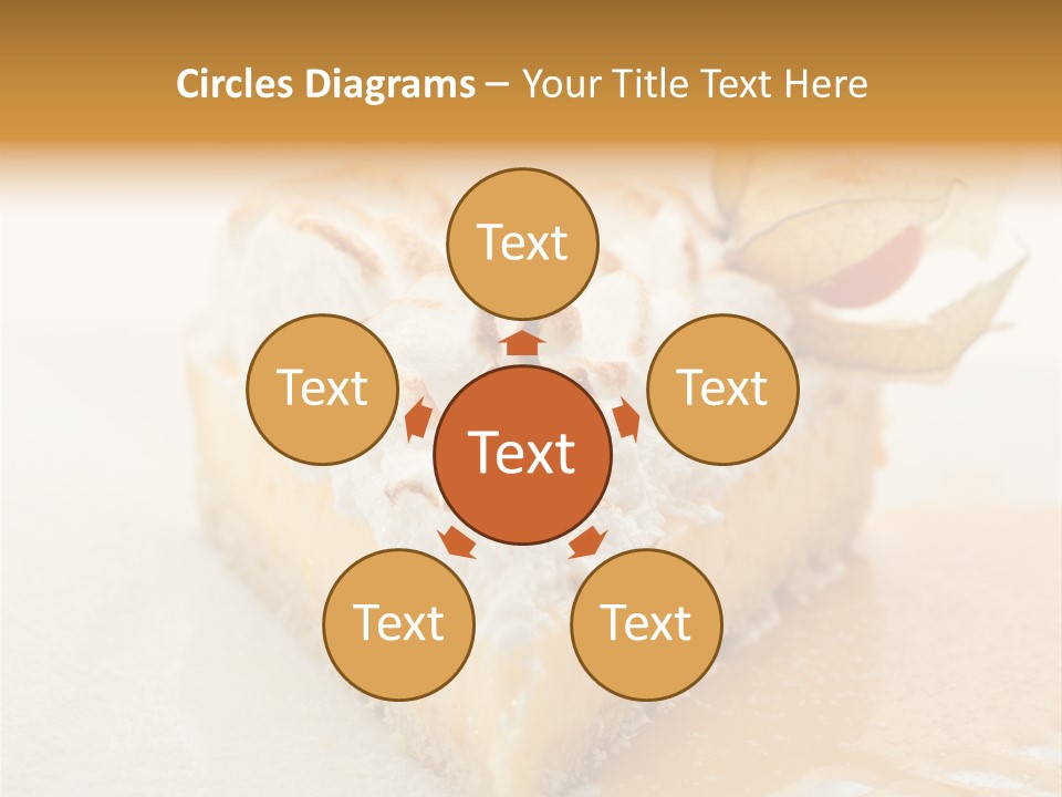 Snack Creamy Meringue PowerPoint Template