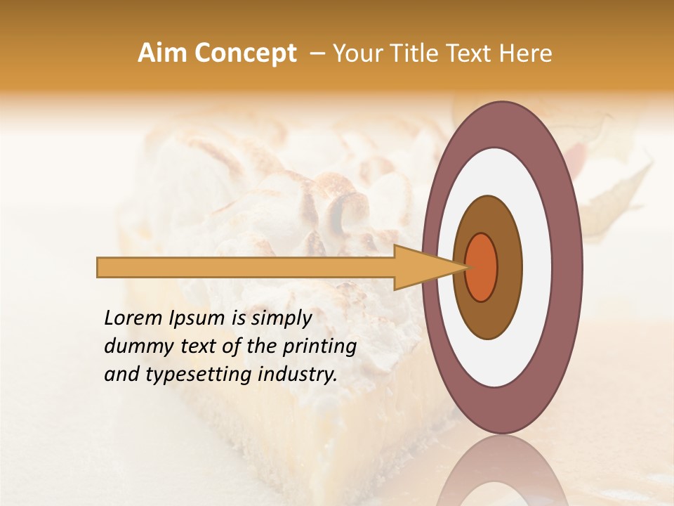 Snack Creamy Meringue PowerPoint Template