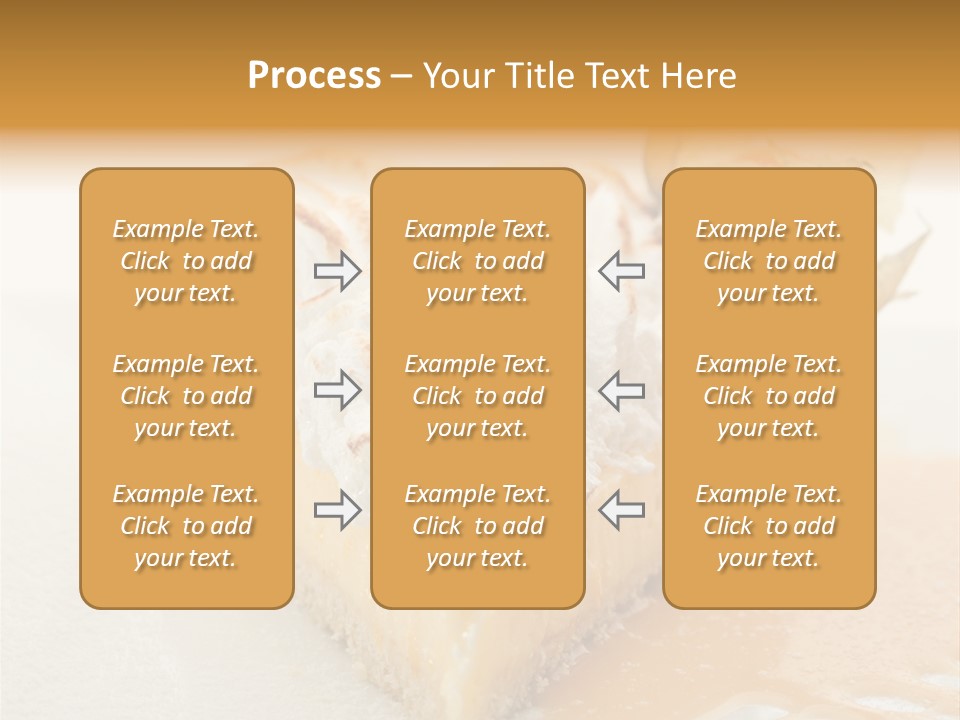 Snack Creamy Meringue PowerPoint Template