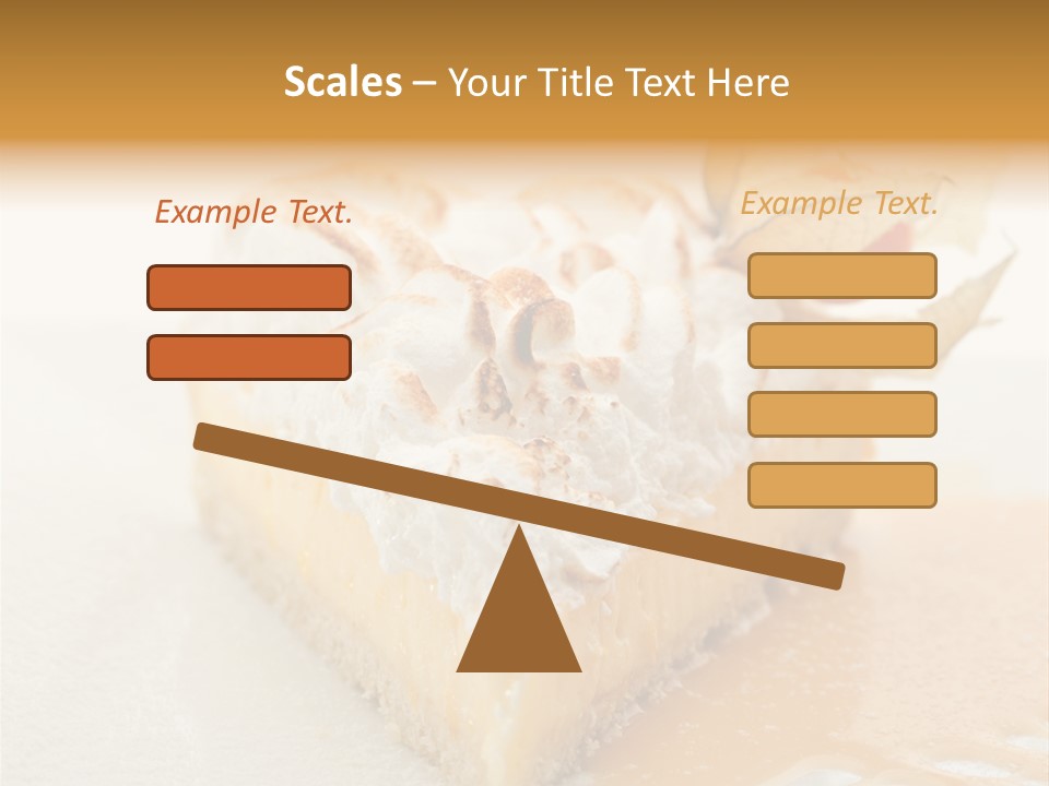 Snack Creamy Meringue PowerPoint Template