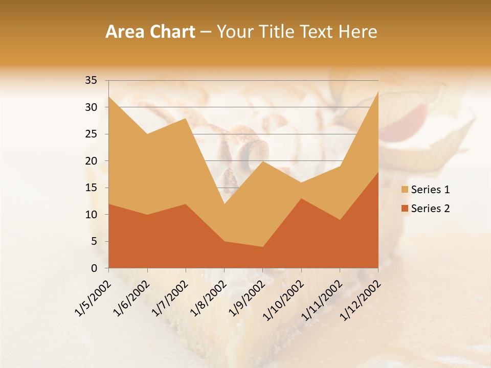 Snack Creamy Meringue PowerPoint Template