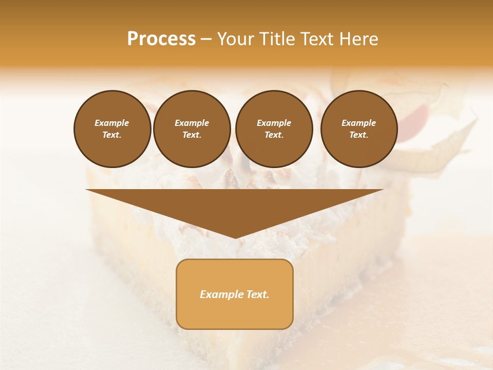 Snack Creamy Meringue PowerPoint Template