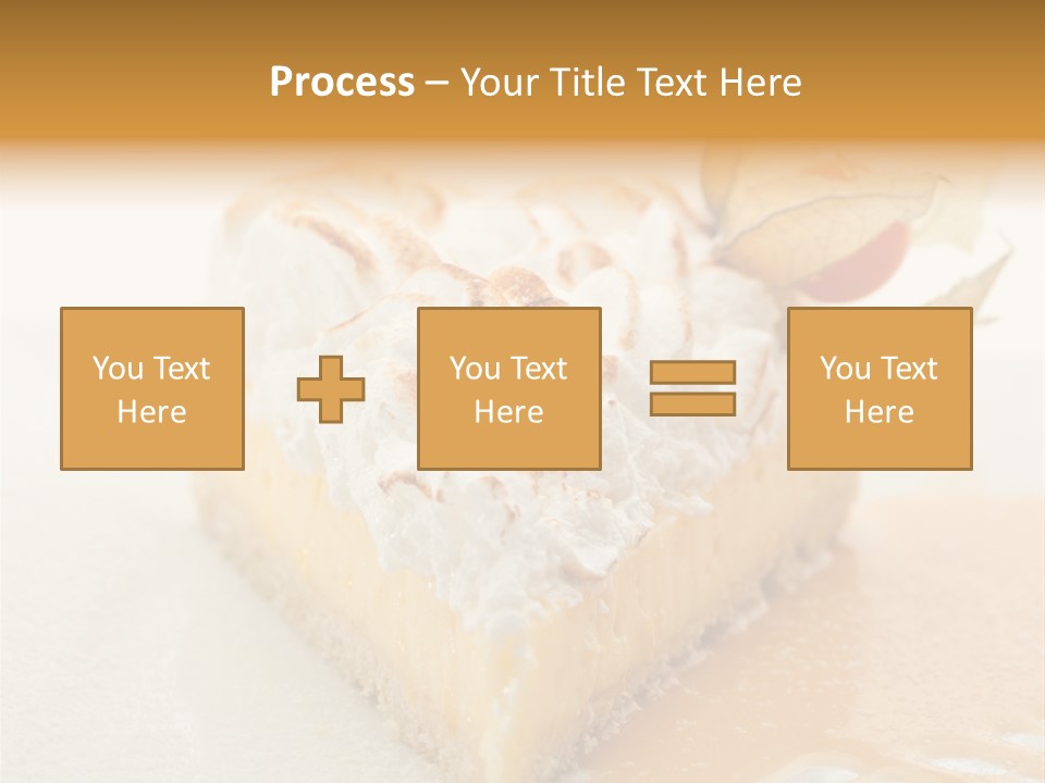 Snack Creamy Meringue PowerPoint Template