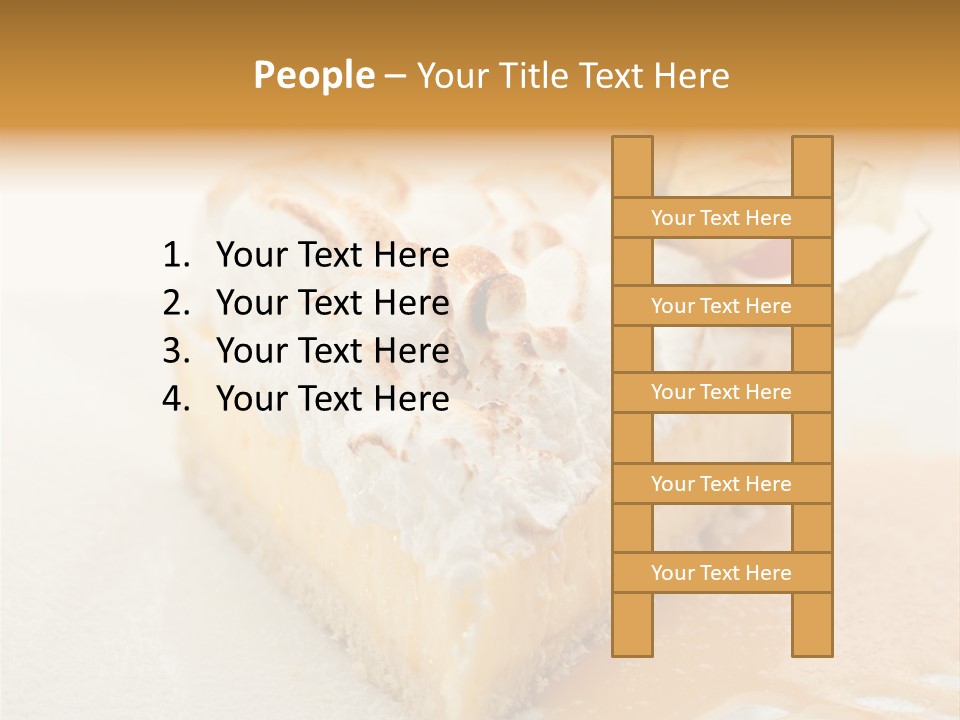 Snack Creamy Meringue PowerPoint Template