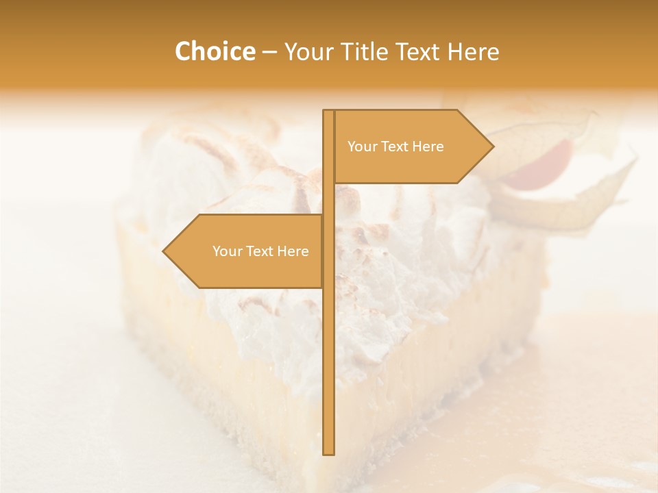 Snack Creamy Meringue PowerPoint Template