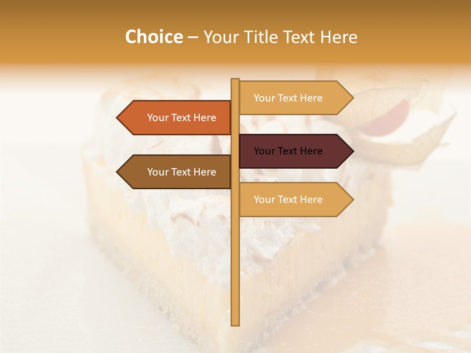 Snack Creamy Meringue PowerPoint Template