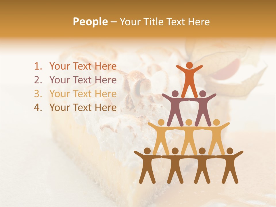Snack Creamy Meringue PowerPoint Template