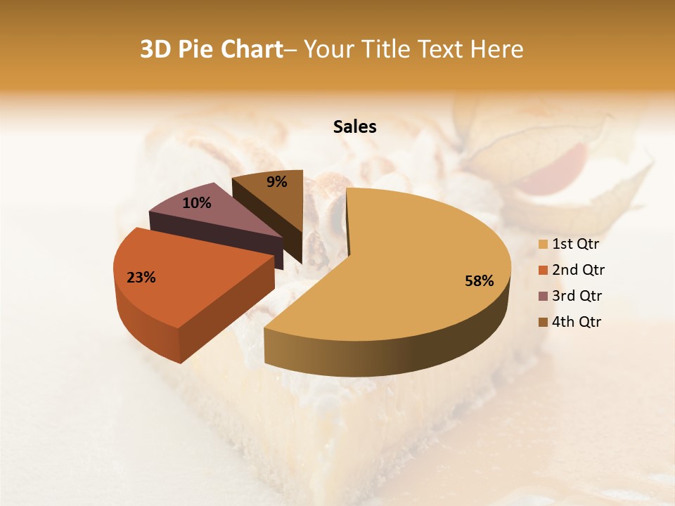 Snack Creamy Meringue PowerPoint Template