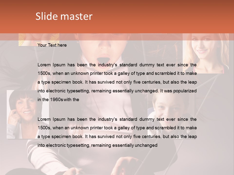 Kids Reading Communication PowerPoint Template