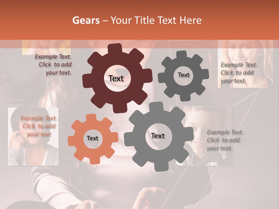 Kids Reading Communication PowerPoint Template