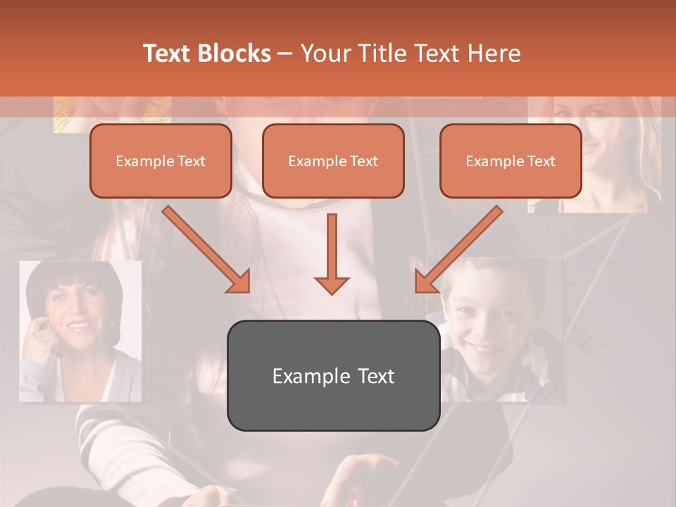 Kids Reading Communication PowerPoint Template
