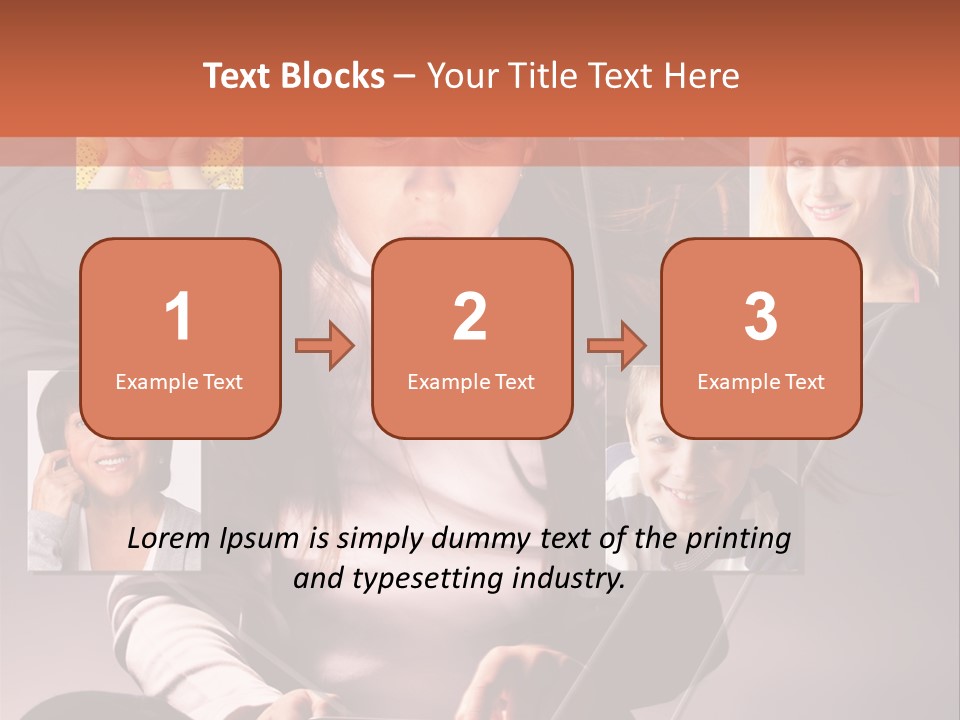 Kids Reading Communication PowerPoint Template