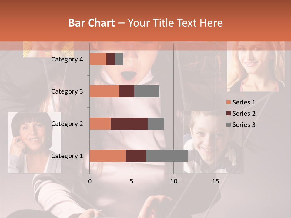 Kids Reading Communication PowerPoint Template