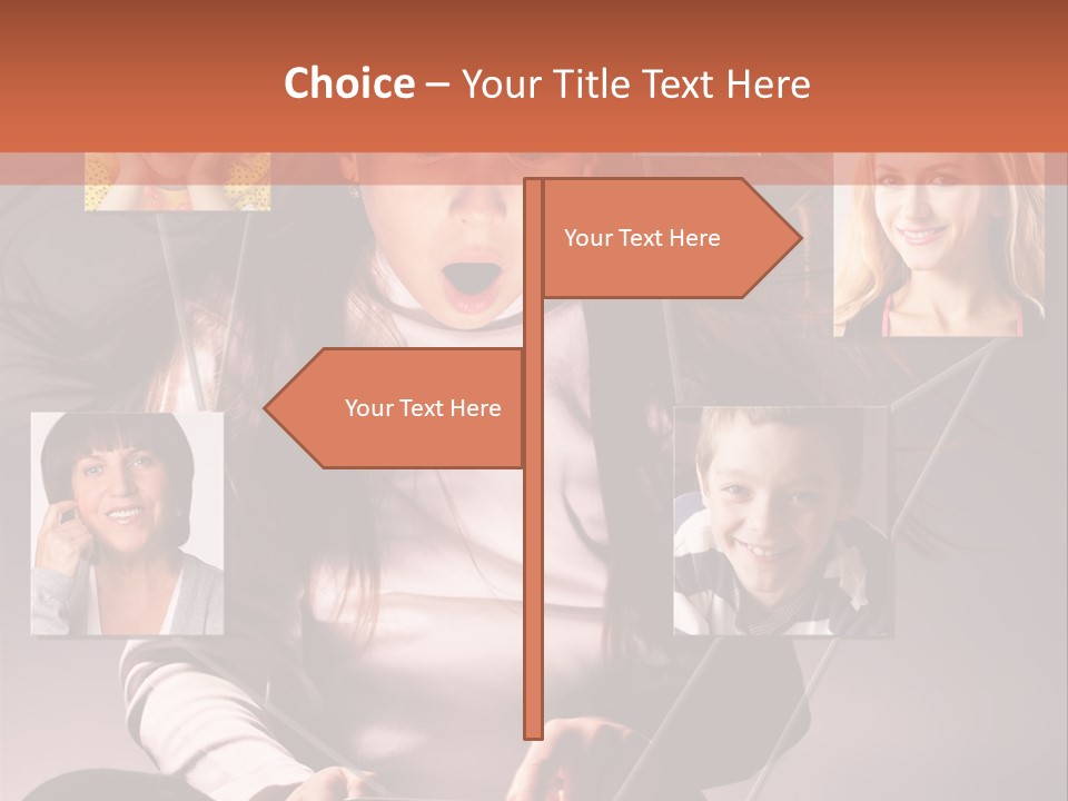 Kids Reading Communication PowerPoint Template