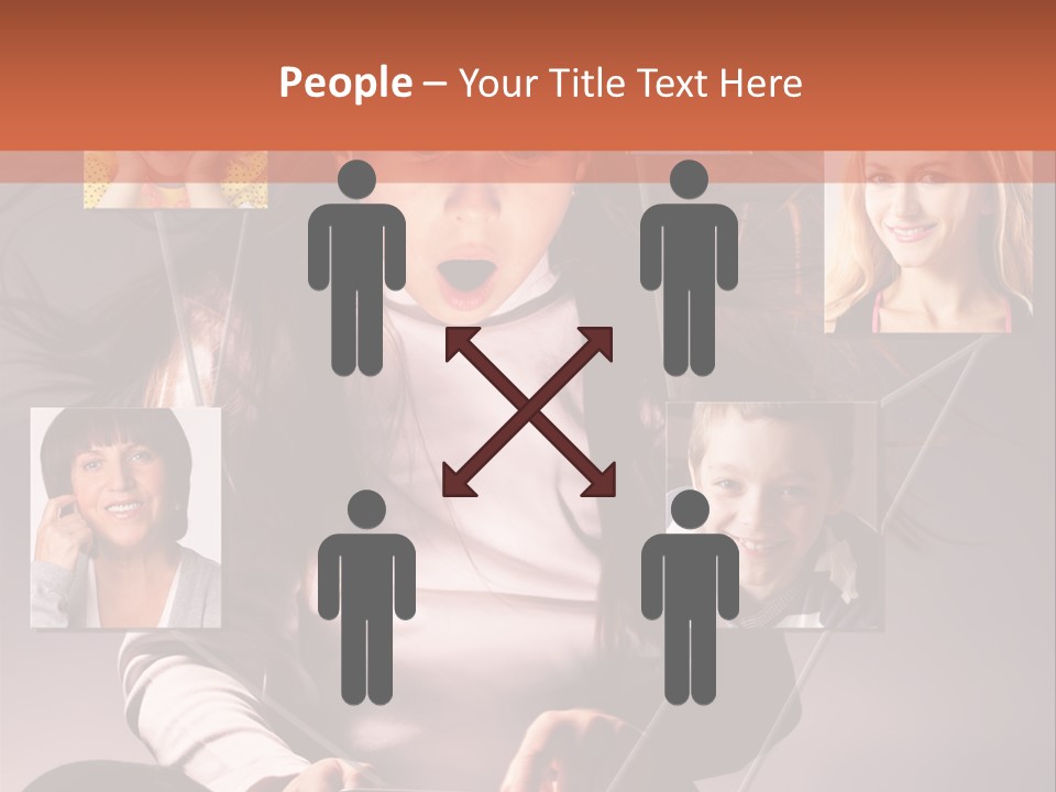 Kids Reading Communication PowerPoint Template