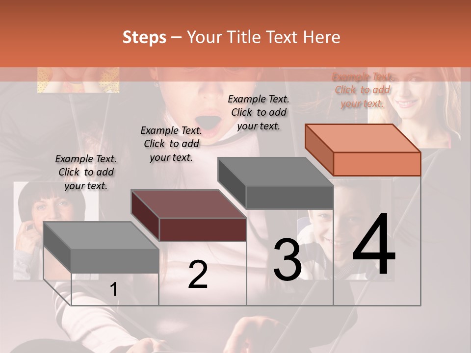 Kids Reading Communication PowerPoint Template