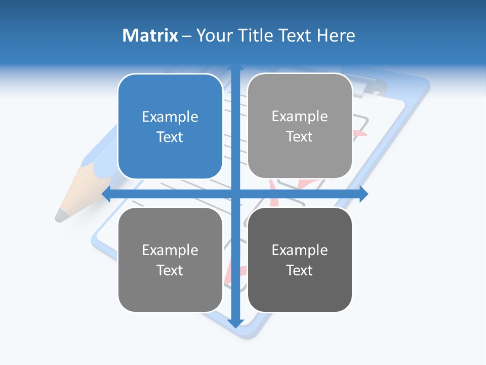 Vote Pencil Notepad PowerPoint Template