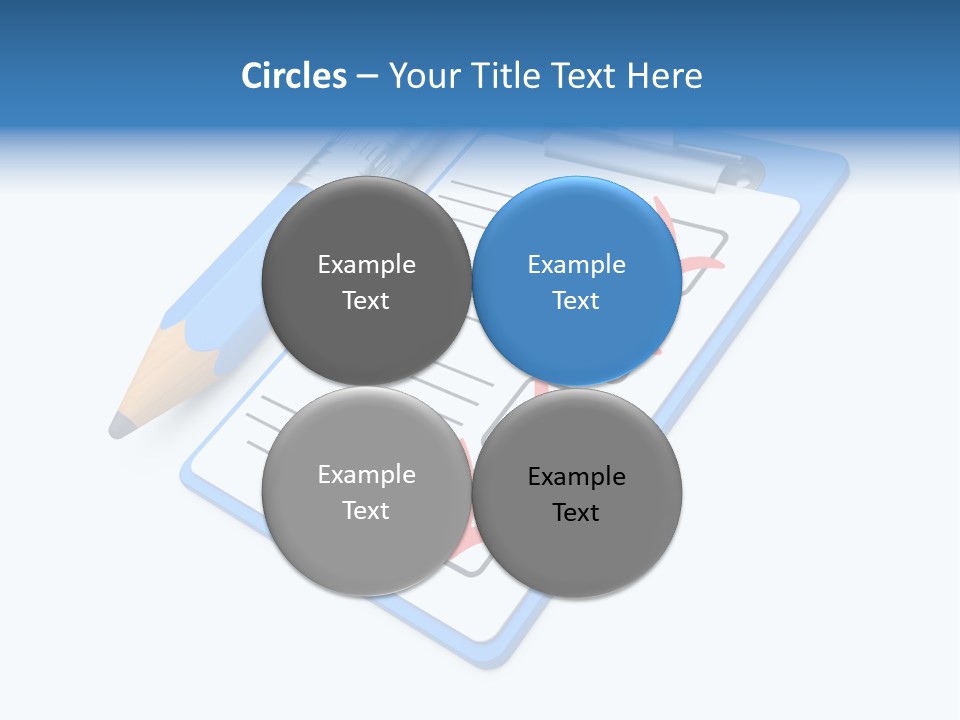 Vote Pencil Notepad PowerPoint Template