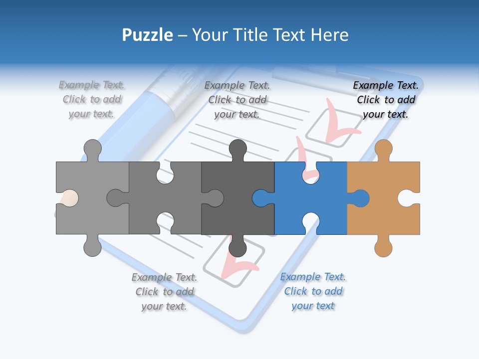 Vote Pencil Notepad PowerPoint Template