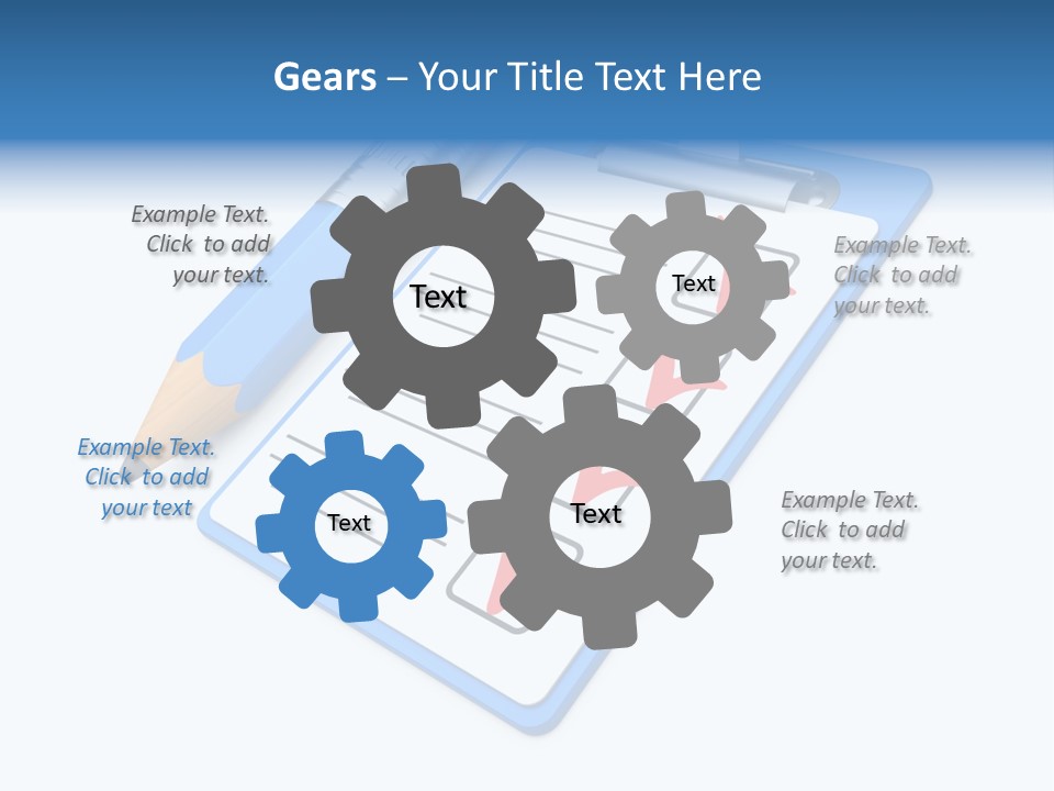 Vote Pencil Notepad PowerPoint Template
