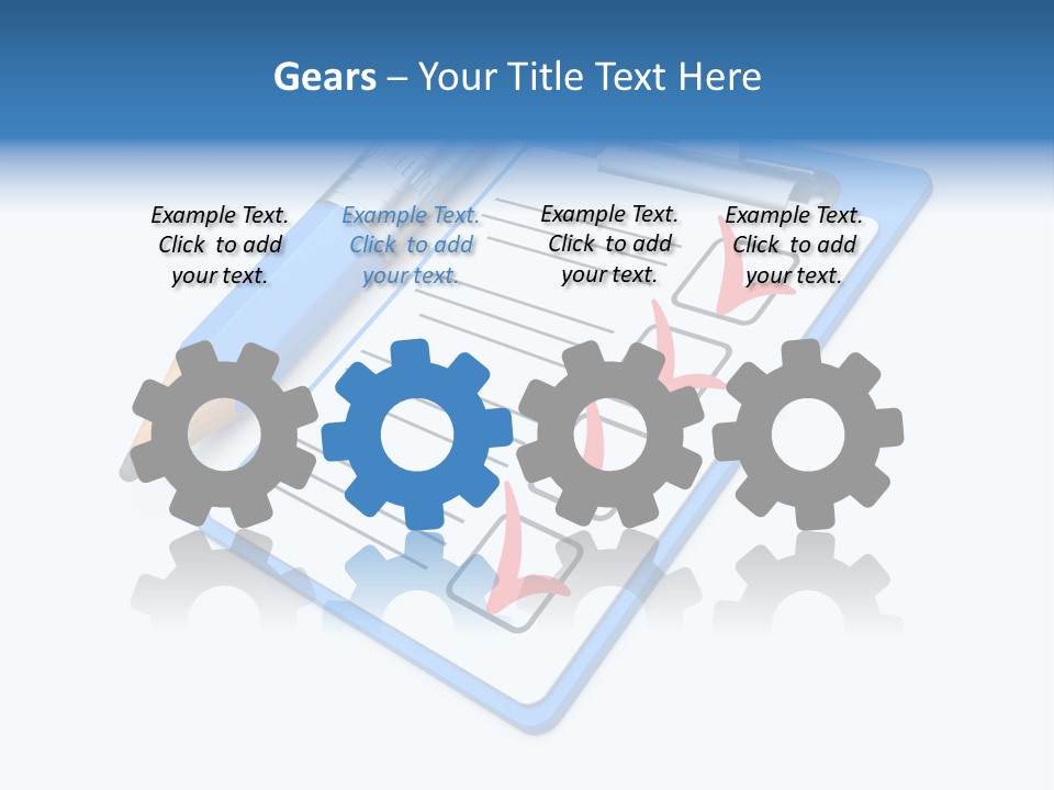 Vote Pencil Notepad PowerPoint Template