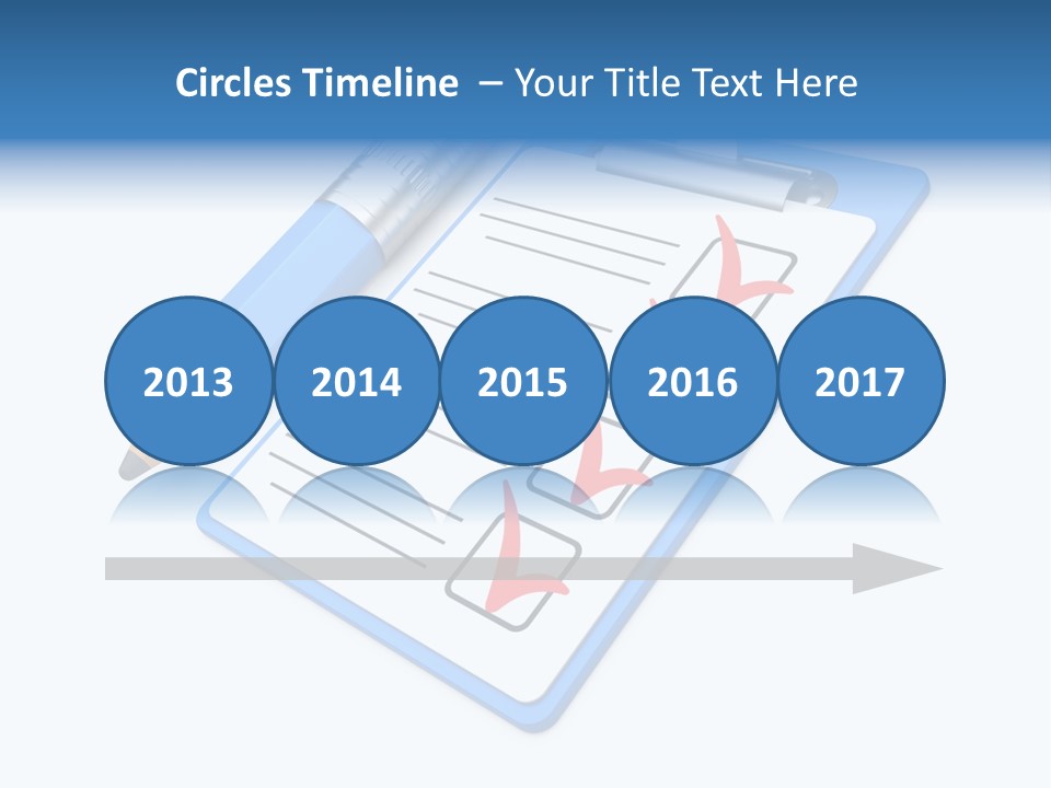 Vote Pencil Notepad PowerPoint Template