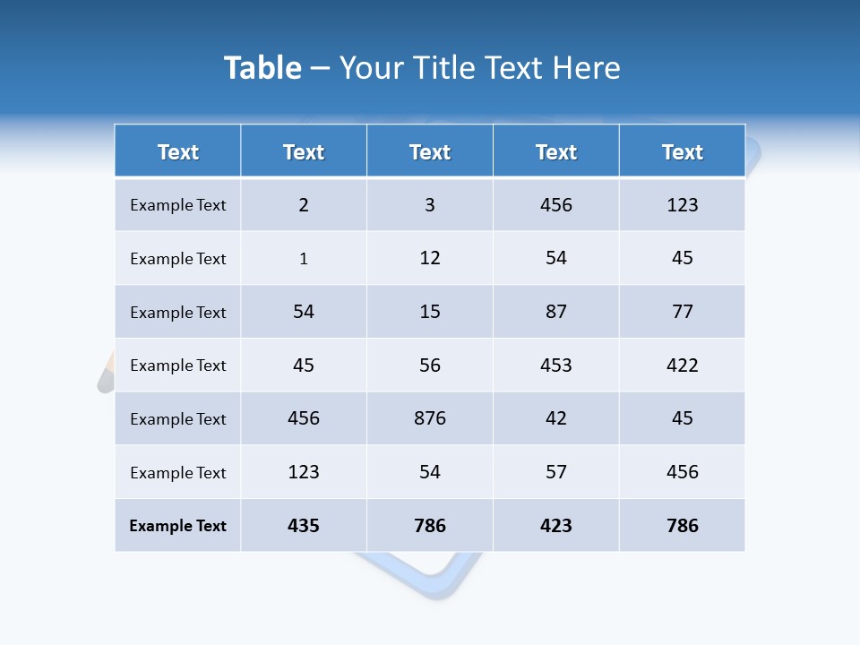 Vote Pencil Notepad PowerPoint Template