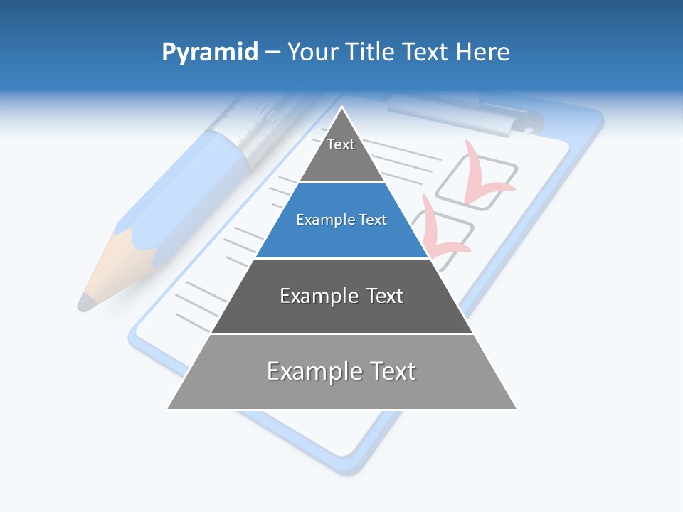 Vote Pencil Notepad PowerPoint Template