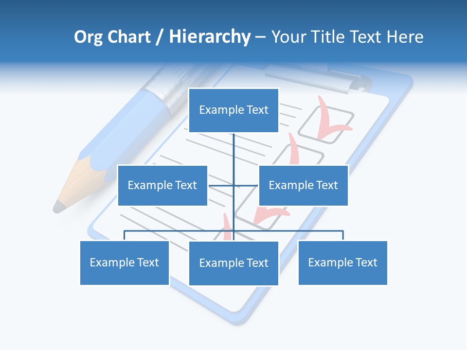 Vote Pencil Notepad PowerPoint Template