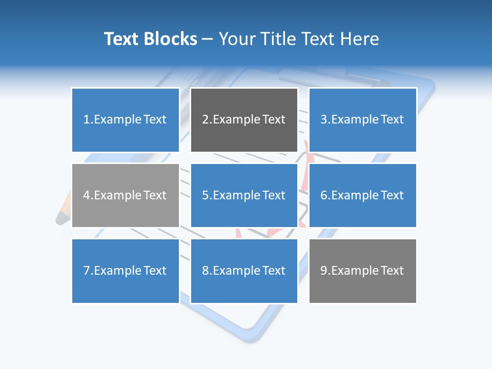 Vote Pencil Notepad PowerPoint Template
