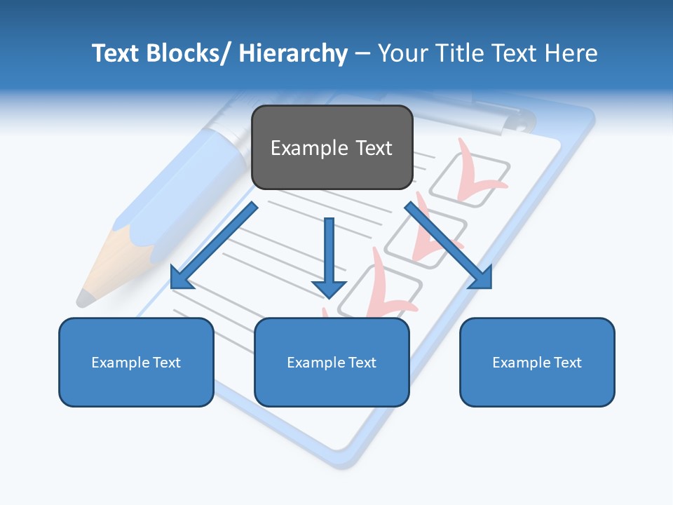 Vote Pencil Notepad PowerPoint Template