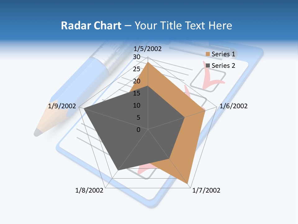 Vote Pencil Notepad PowerPoint Template