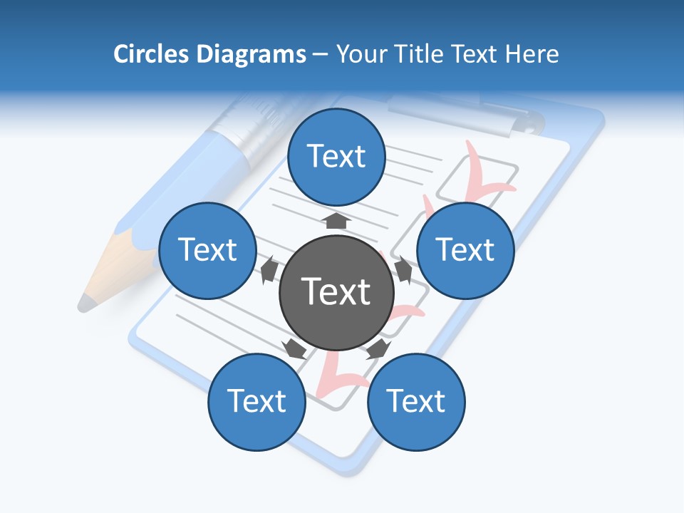 Vote Pencil Notepad PowerPoint Template