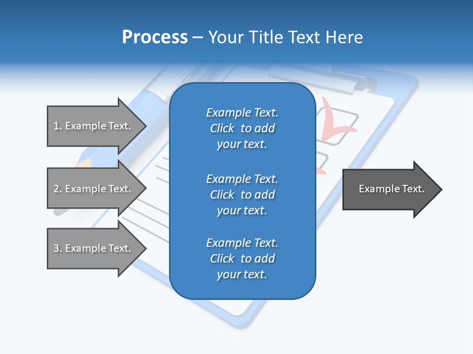 Vote Pencil Notepad PowerPoint Template