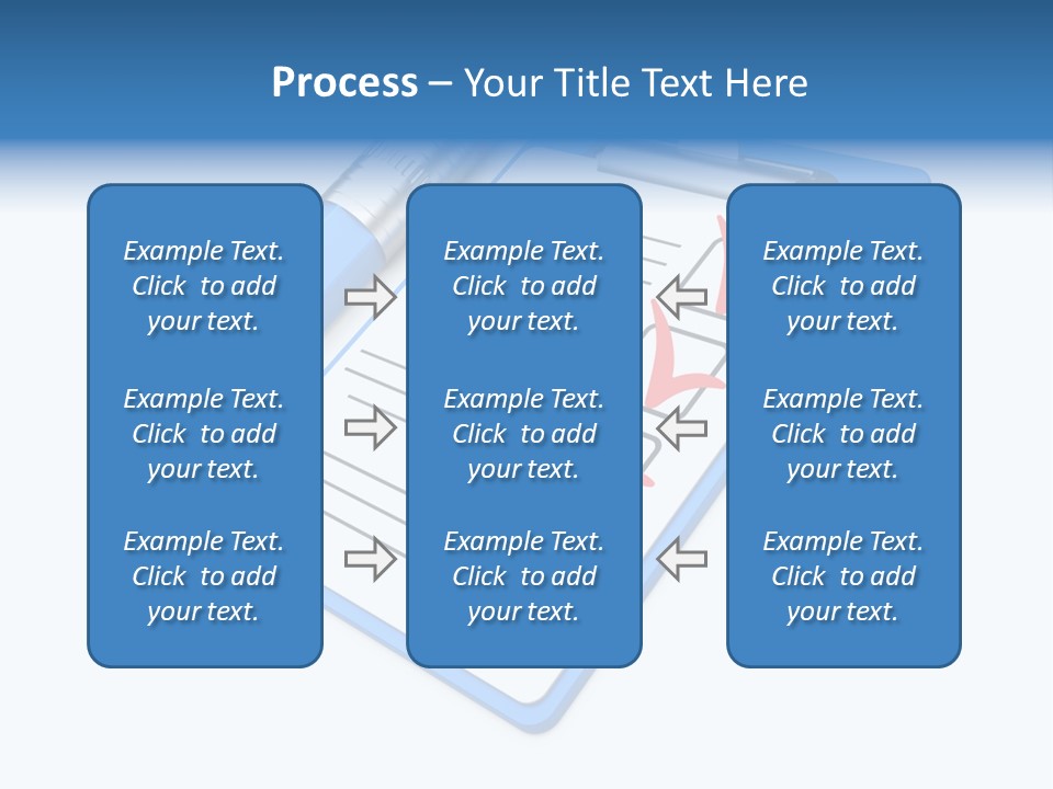 Vote Pencil Notepad PowerPoint Template