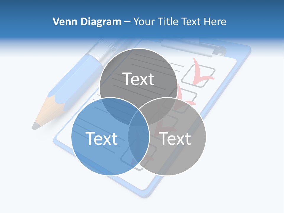 Vote Pencil Notepad PowerPoint Template
