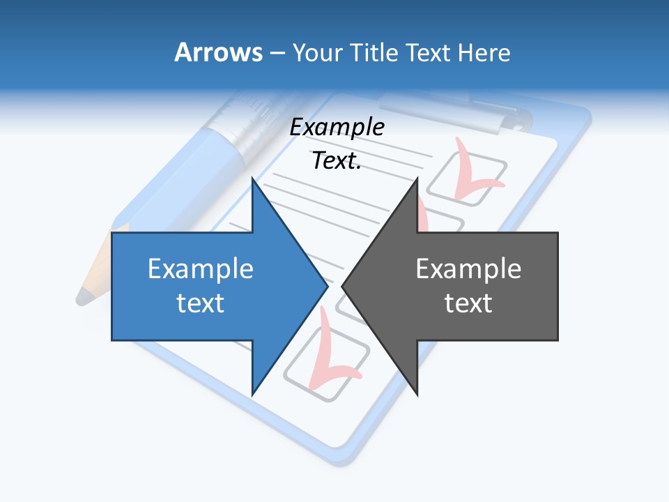 Vote Pencil Notepad PowerPoint Template