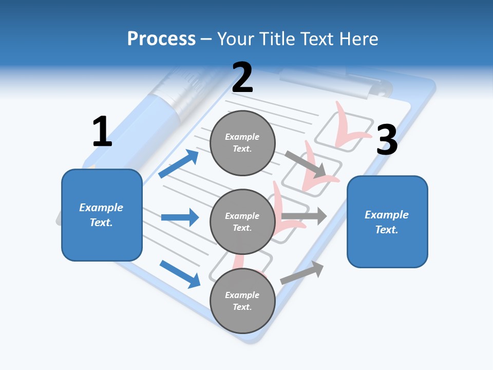 Vote Pencil Notepad PowerPoint Template
