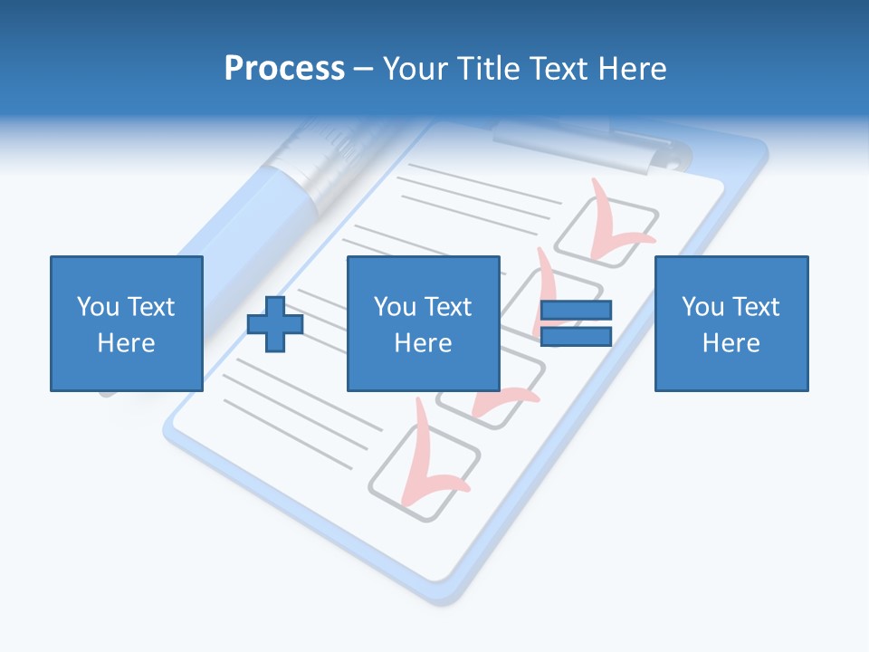 Vote Pencil Notepad PowerPoint Template