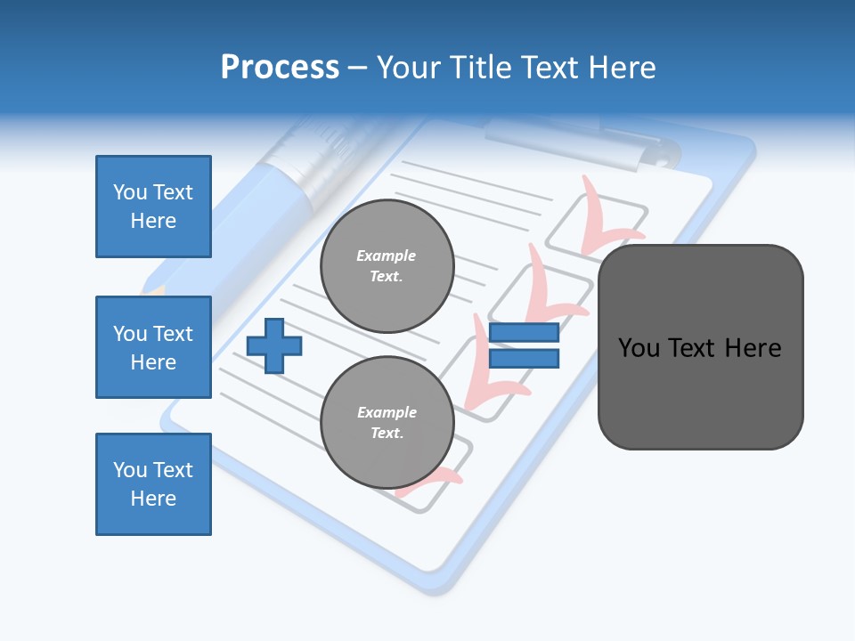 Vote Pencil Notepad PowerPoint Template