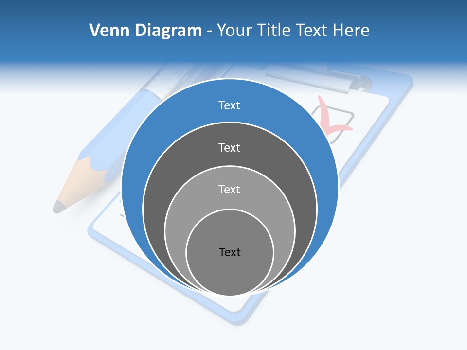 Vote Pencil Notepad PowerPoint Template
