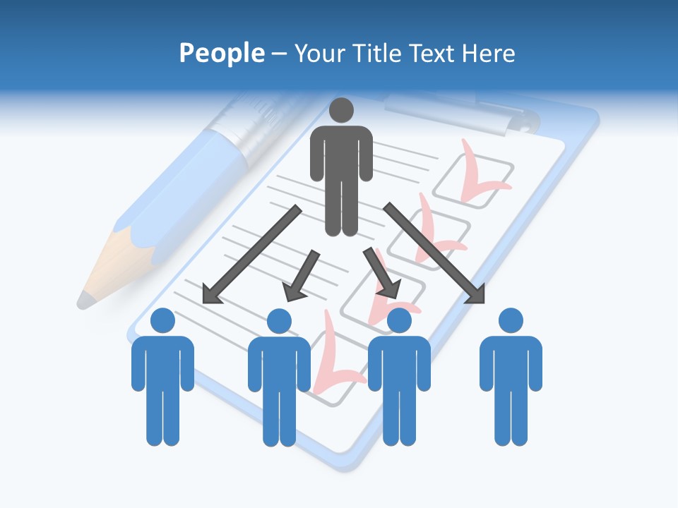 Vote Pencil Notepad PowerPoint Template