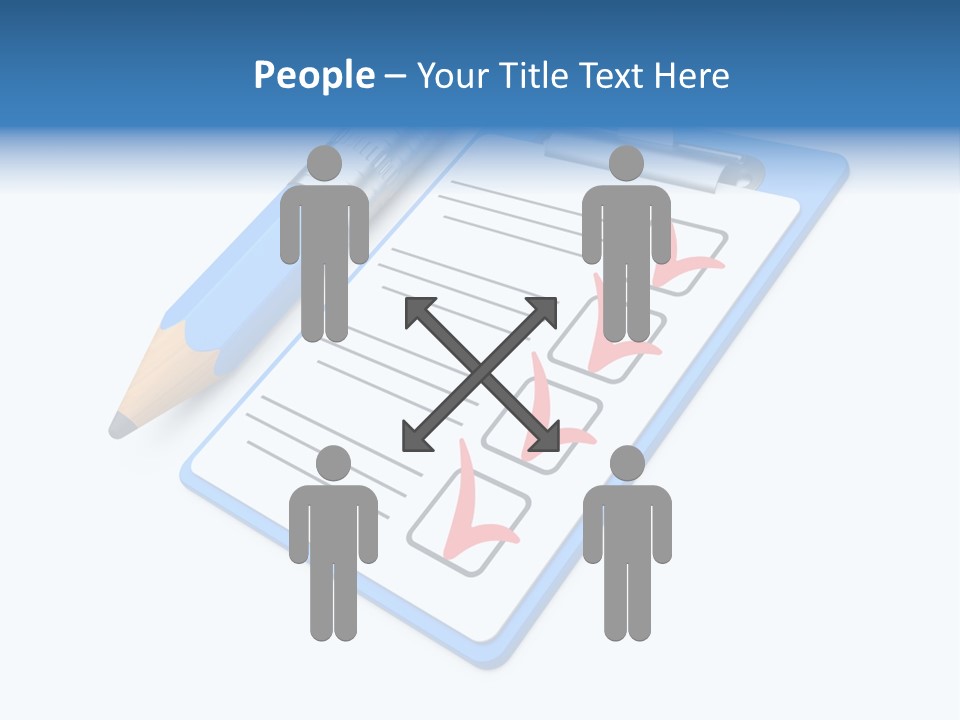 Vote Pencil Notepad PowerPoint Template