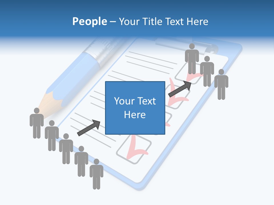 Vote Pencil Notepad PowerPoint Template