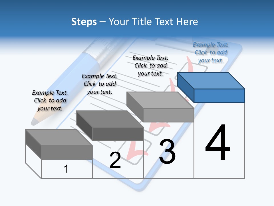 Vote Pencil Notepad PowerPoint Template