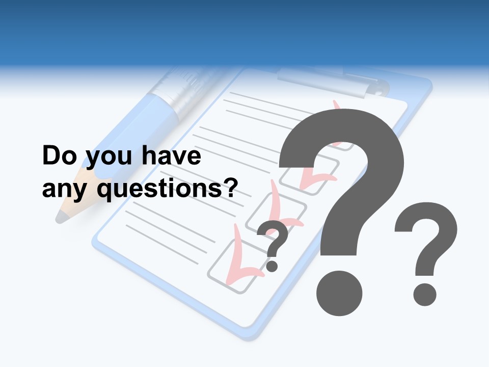 Vote Pencil Notepad PowerPoint Template