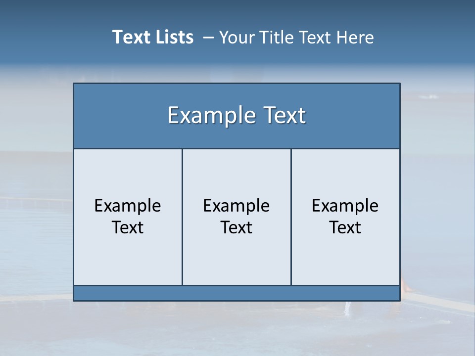A Beautiful Woman In A White Bikini Sitting On The Edge Of A Swimming Pool PowerPoint Template