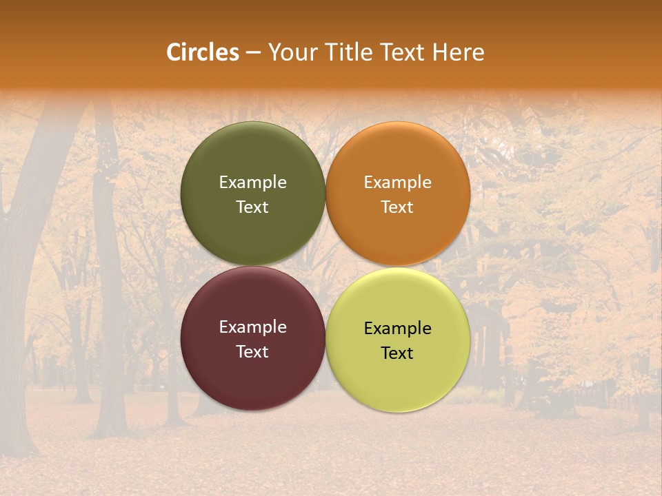 Footpath Walking Road PowerPoint Template