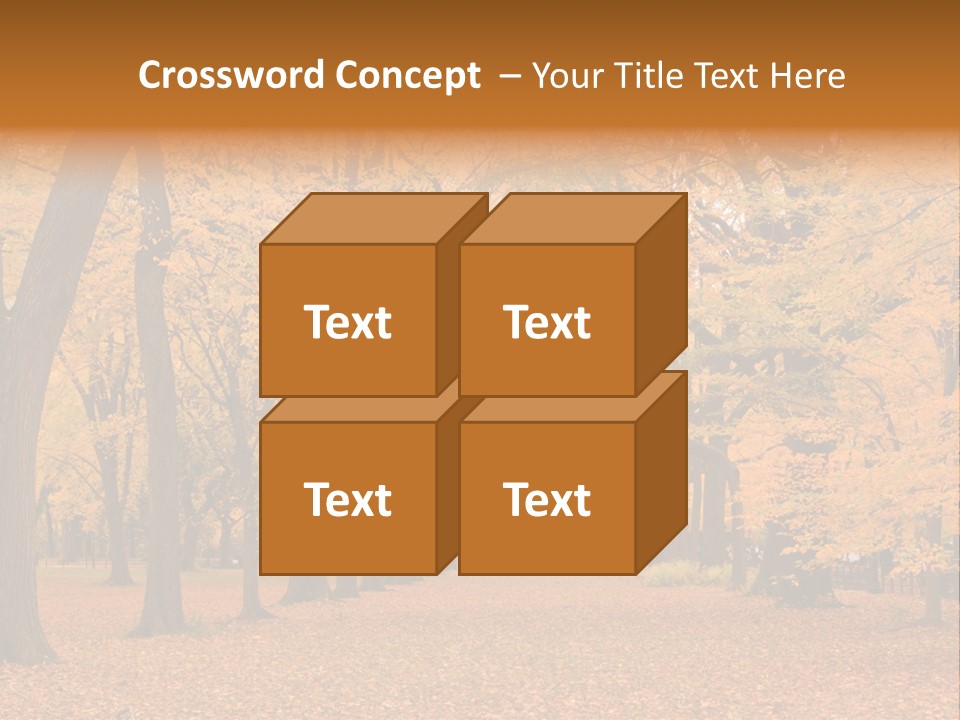 Footpath Walking Road PowerPoint Template