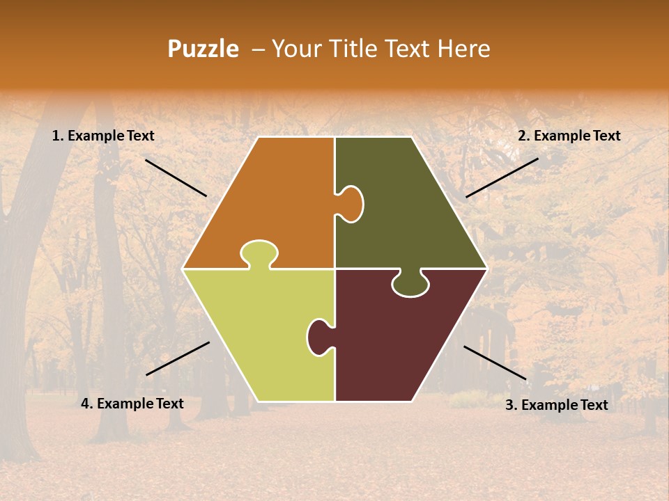 Footpath Walking Road PowerPoint Template